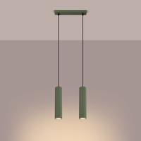 Hanglamp KARBON 2 olijfgroen