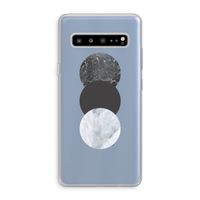 Marmeren cirkels: Samsung Galaxy S10 5G Transparant Hoesje