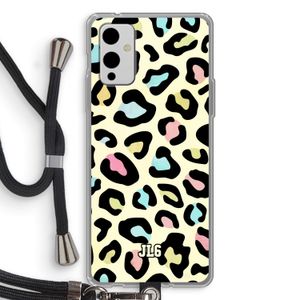 Leopard pattern: OnePlus 9 Transparant Hoesje met koord
