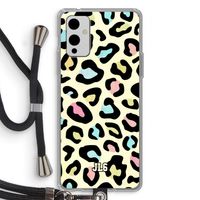 Leopard pattern: OnePlus 9 Transparant Hoesje met koord