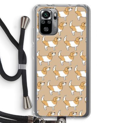 Doggy: Xiaomi Redmi Note 10S Transparant Hoesje met koord