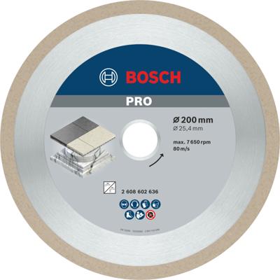 Bosch Accessoires Diamantdoorslijpschijf Best for Ceramic 200 x 25,40 x 2,2 x 10 mm 1st - 2608602636