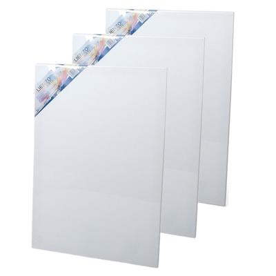 Canvas schildersdoek - 3x - 60 x 40 cm - voor hobby verven/schilderen