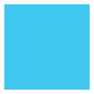Creativ Company Gekleurd karton turquoise 270gr, 100 vellen