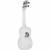 Kala KA-SWT Waterman Transparent Ice sopraan-ukelele met tas