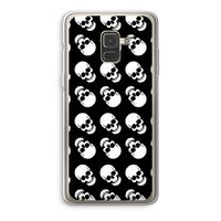 Musketon Skulls: Samsung Galaxy A8 (2018) Transparant Hoesje Musketon Skulls: Samsung Galaxy A8 (2018) Transparant Hoesje