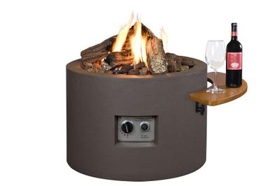 TWEEDEKANSJE Happy Cocooning: Houten Side Table voor Ovaal/Rond met 2 poeder coated/rubber steunen - 2 stuks