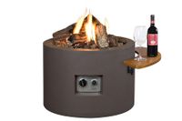 TWEEDEKANSJE Happy Cocooning: Houten Side Table voor Ovaal/Rond met 2 poeder coated/rubber steunen - 2 stuks
