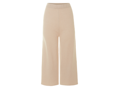 esmara Gebreide dames broek (Beige, L (44/46))