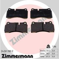 Remblokkenset, schijfrem 242611802