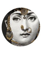 Fornasetti "Tema e variazioni" Assiette - Noir - thumbnail