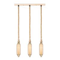 Home sweet home touw hanglamp Leonardo 3L Tube - amber