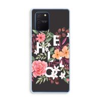 Hello in flowers: Samsung Galaxy Note 10 Lite Transparant Hoesje Hello in flowers: Samsung Galaxy Note 10 Lite Transparant Hoesje