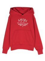 AMIRI KIDS hoodie Arts District à logo imprimé - Rouge