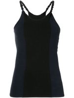 Dion Lee haut à bretelles en corde - Bleu