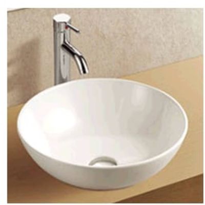 Beaux Vannes opzetwastafel conisch 40x40x14,5 cm z/overloop