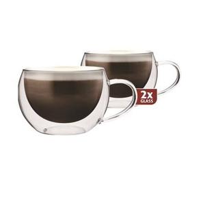 Maxxo - Cappuccinoglazen Dubbelwandig, set van 2 - Maxxo