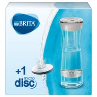 BRITA Waterfilterkaraf Fill&Serve 1,3L Grijs incl. 1 MicroDisc Waterfilter - thumbnail