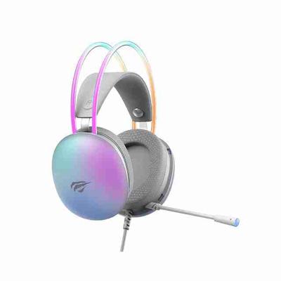 Havit H2037d gaming-hoofdtelefoon (wit)