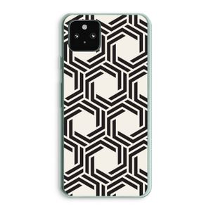 Geometrisch patroon: Google Pixel 5a 5G Transparant Hoesje