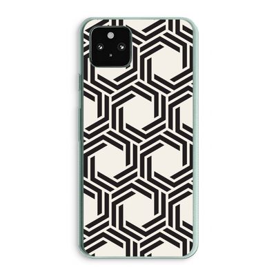 Geometrisch patroon: Google Pixel 5a 5G Transparant Hoesje