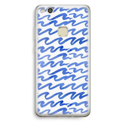 Blauwe golven: Huawei Ascend P10 Lite Transparant Hoesje