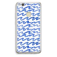 Blauwe golven: Huawei Ascend P10 Lite Transparant Hoesje