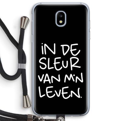 De Sleur: Samsung Galaxy J5 (2017) Transparant Hoesje met koord
