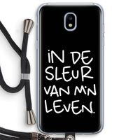 De Sleur: Samsung Galaxy J5 (2017) Transparant Hoesje met koord