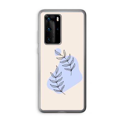 Leaf me if you can: Huawei P40 Pro Transparant Hoesje
