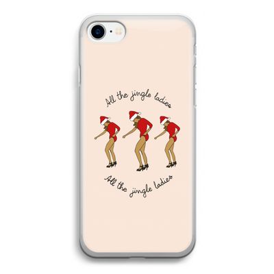 Jingle Ladies: iPhone SE 2020 Transparant Hoesje
