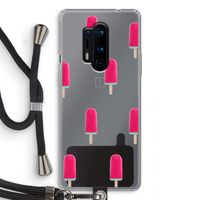 Waterijsje: OnePlus 8 Pro Transparant Hoesje met koord Waterijsje: OnePlus 8 Pro Transparant Hoesje met koord