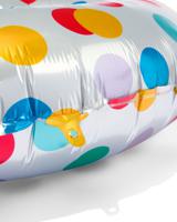 HEMA Folieballon Met Confetti XL Cijfer 3 - thumbnail
