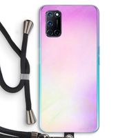 Flow mist pastel: Oppo A92 Transparant Hoesje met koord