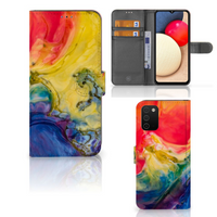 Hoesje Samsung Galaxy A03s Watercolor Dark - thumbnail