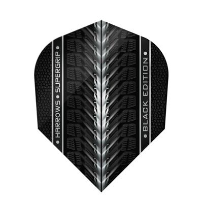 Harrows Supergrip Dartflights - Zwart
