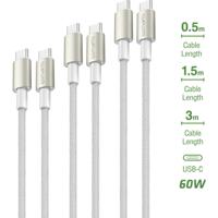 4smarts USB-C Premium Cable Set 3x (3,0mtr + 1,5mtr + 0,5mtr)
