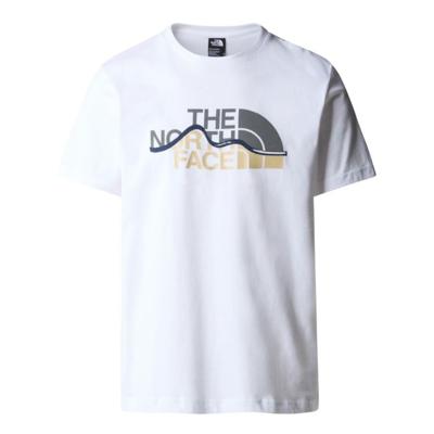 The North Face Mountain Line S/S T-shirt Heren TNF White L