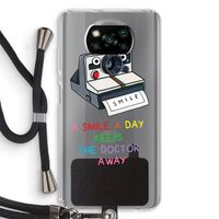 Smile: Xiaomi Poco X3 NFC Transparant Hoesje met koord