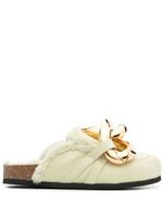 JW Anderson mules en cuir - Vert