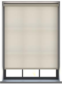 Elektrisch Rolgordijn - Unicolour beige