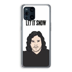 Let It Snow: Oppo Find X3 Transparant Hoesje