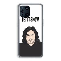 Let It Snow: Oppo Find X3 Transparant Hoesje