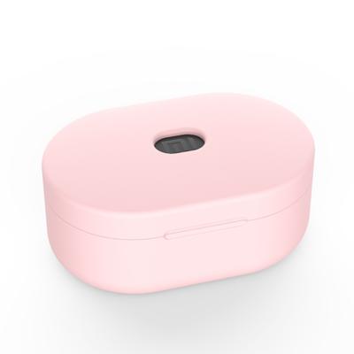 Siliconen Oplaaddoos beschermende case voor Xiaomi Redmi AirDots (roze)
