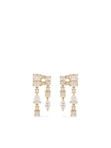 Anita Ko boucles d'oreilles Maya en or 18ct serties de diamants