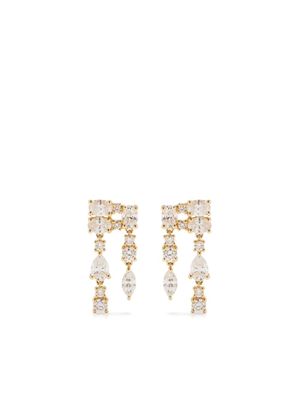 Anita Ko boucles d'oreilles Maya en or 18ct serties de diamants