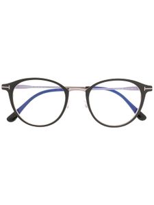 TOM FORD Eyewear lunettes de vue à monture ronde - Noir