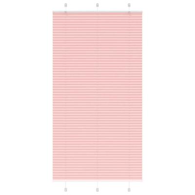 Pliss rolgordijn 110x200cm stofbreedte 109,4cm polyester roze