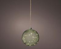 Micro LED bal binnen dia20cm green/warm white - Lumineo