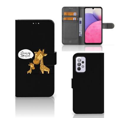Samsung Galaxy A33 5G Leuk Hoesje Giraffe Samsung Galaxy A33 5G Leuk Hoesje Giraffe